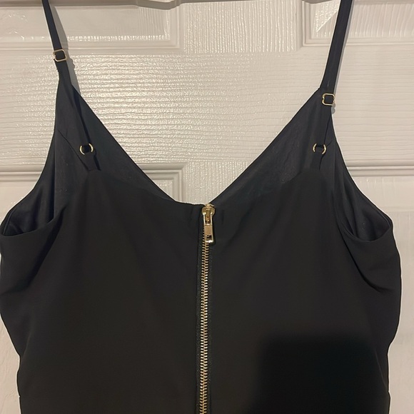 Gianni Bini Spaghetti Strap Jumper w Zipper Back - Picture 5 of 5